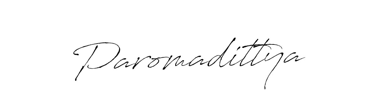 How to make Paromadittya name signature. Use Antro_Vectra style for creating short signs online. This is the latest handwritten sign. Paromadittya signature style 6 images and pictures png