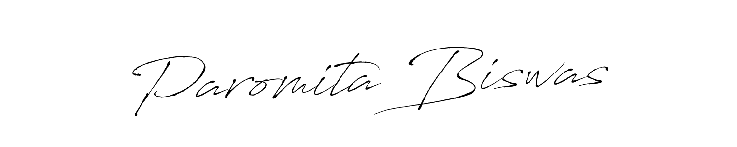 How to make Paromita Biswas signature? Antro_Vectra is a professional autograph style. Create handwritten signature for Paromita Biswas name. Paromita Biswas signature style 6 images and pictures png