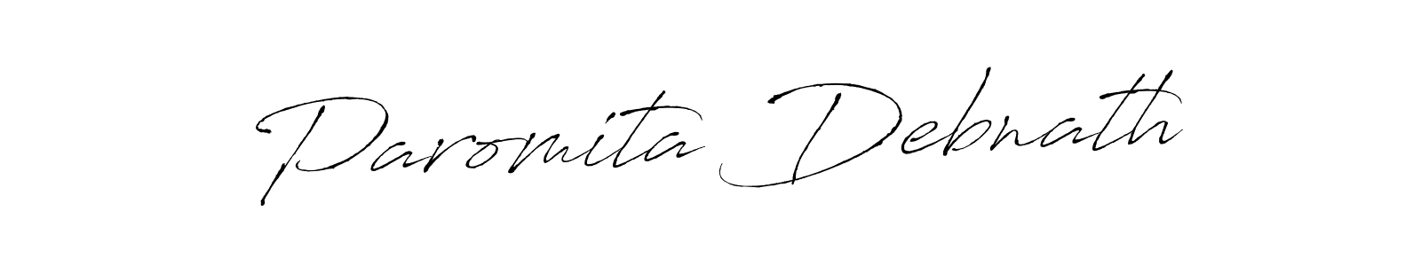 You should practise on your own different ways (Antro_Vectra) to write your name (Paromita Debnath) in signature. don't let someone else do it for you. Paromita Debnath signature style 6 images and pictures png