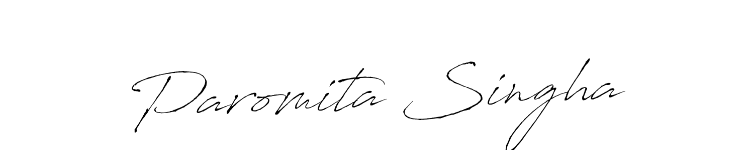 Also You can easily find your signature by using the search form. We will create Paromita Singha name handwritten signature images for you free of cost using Antro_Vectra sign style. Paromita Singha signature style 6 images and pictures png