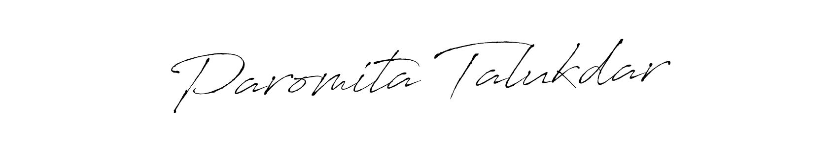 How to make Paromita Talukdar signature? Antro_Vectra is a professional autograph style. Create handwritten signature for Paromita Talukdar name. Paromita Talukdar signature style 6 images and pictures png