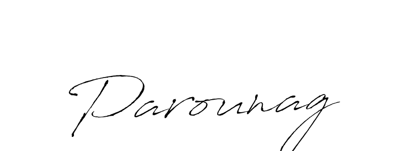 Antro_Vectra is a professional signature style that is perfect for those who want to add a touch of class to their signature. It is also a great choice for those who want to make their signature more unique. Get Parounag name to fancy signature for free. Parounag signature style 6 images and pictures png