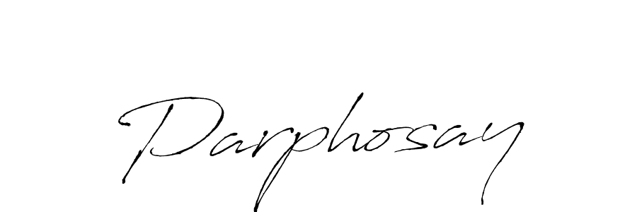 Design your own signature with our free online signature maker. With this signature software, you can create a handwritten (Antro_Vectra) signature for name Parphosay. Parphosay signature style 6 images and pictures png
