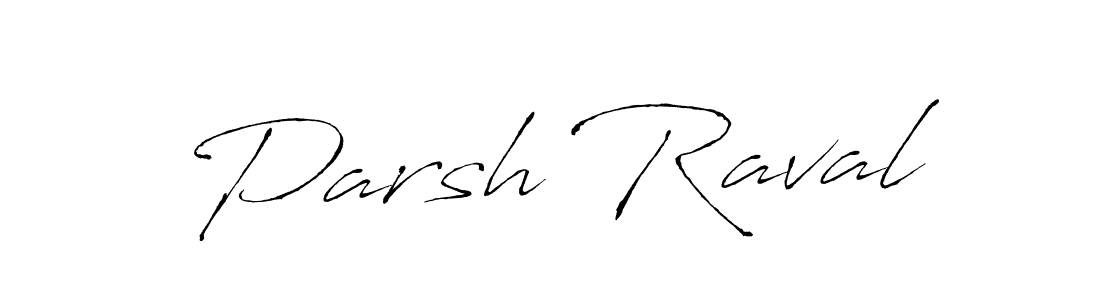 Create a beautiful signature design for name Parsh Raval. With this signature (Antro_Vectra) fonts, you can make a handwritten signature for free. Parsh Raval signature style 6 images and pictures png