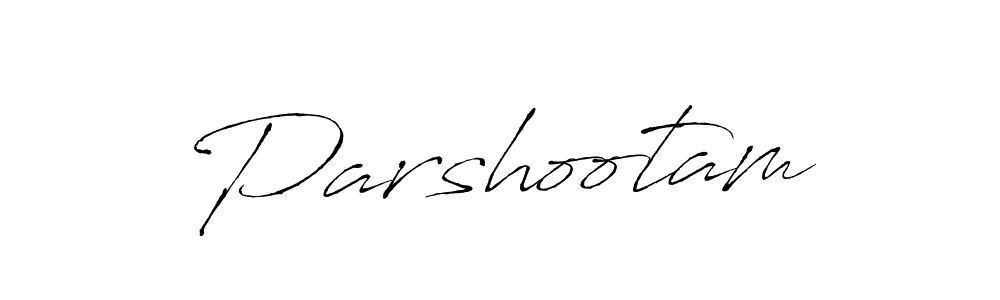 How to make Parshootam signature? Antro_Vectra is a professional autograph style. Create handwritten signature for Parshootam name. Parshootam signature style 6 images and pictures png