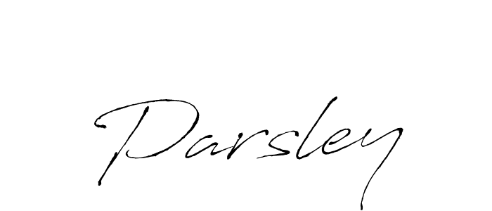 Create a beautiful signature design for name Parsley. With this signature (Antro_Vectra) fonts, you can make a handwritten signature for free. Parsley signature style 6 images and pictures png