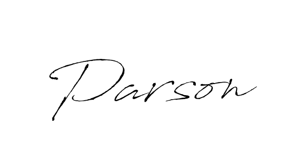 You should practise on your own different ways (Antro_Vectra) to write your name (Parson) in signature. don't let someone else do it for you. Parson signature style 6 images and pictures png