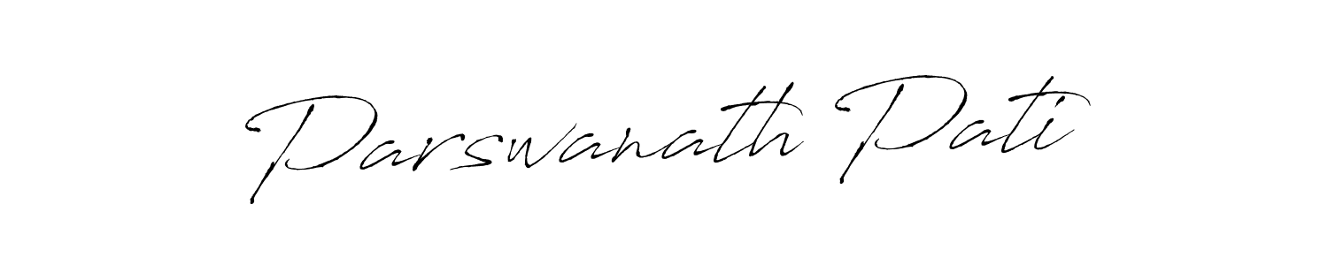 Antro_Vectra is a professional signature style that is perfect for those who want to add a touch of class to their signature. It is also a great choice for those who want to make their signature more unique. Get Parswanath Pati name to fancy signature for free. Parswanath Pati signature style 6 images and pictures png