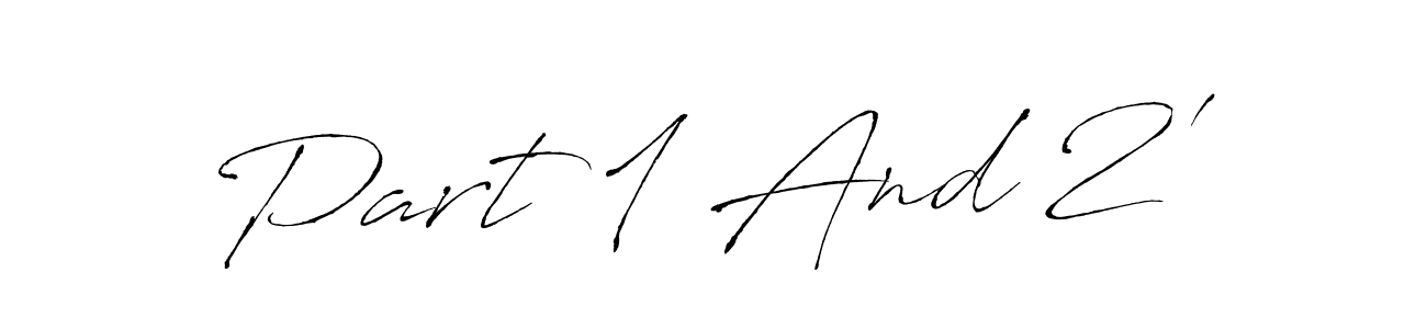 How to Draw Part 1 And 2' signature style? Antro_Vectra is a latest design signature styles for name Part 1 And 2'. Part 1 And 2' signature style 6 images and pictures png