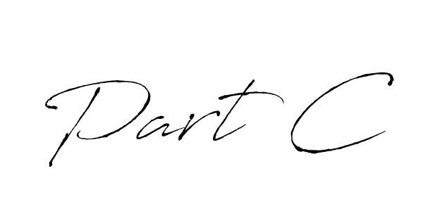 How to make Part C name signature. Use Antro_Vectra style for creating short signs online. This is the latest handwritten sign. Part C signature style 6 images and pictures png