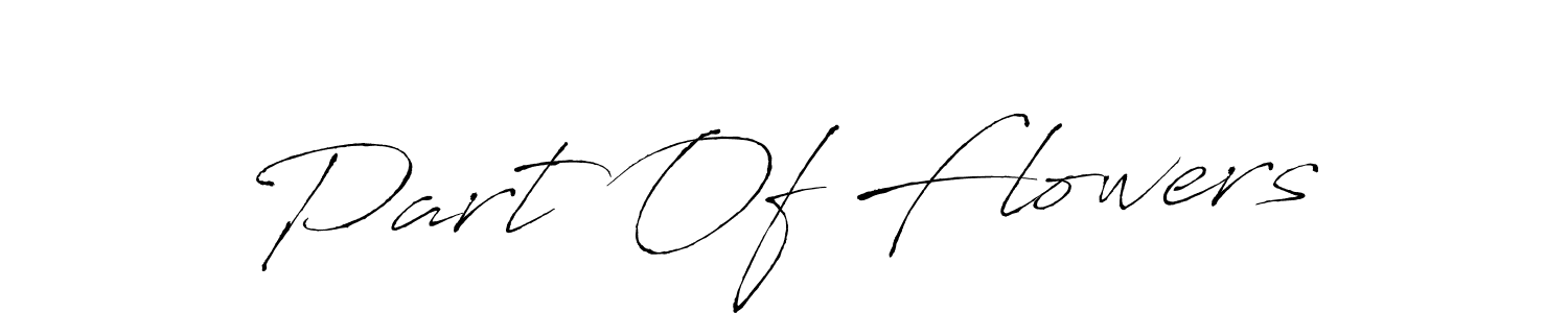 The best way (Antro_Vectra) to make a short signature is to pick only two or three words in your name. The name Part Of Flowers include a total of six letters. For converting this name. Part Of Flowers signature style 6 images and pictures png