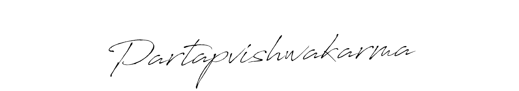 How to make Partapvishwakarma name signature. Use Antro_Vectra style for creating short signs online. This is the latest handwritten sign. Partapvishwakarma signature style 6 images and pictures png