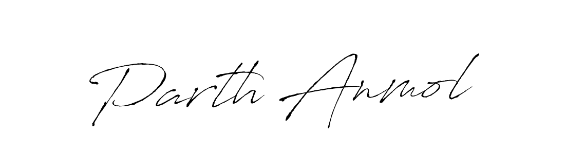 Also we have Parth Anmol name is the best signature style. Create professional handwritten signature collection using Antro_Vectra autograph style. Parth Anmol signature style 6 images and pictures png