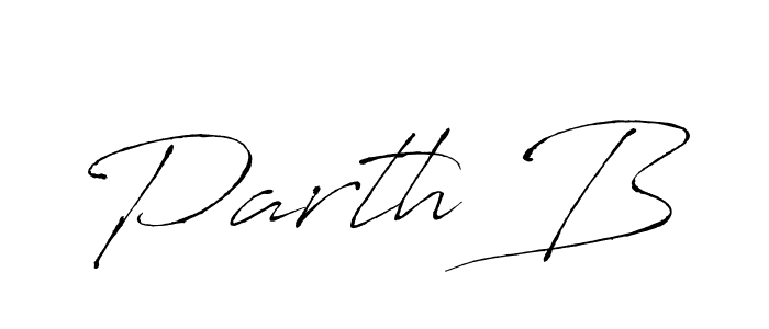 You should practise on your own different ways (Antro_Vectra) to write your name (Parth B) in signature. don't let someone else do it for you. Parth B signature style 6 images and pictures png