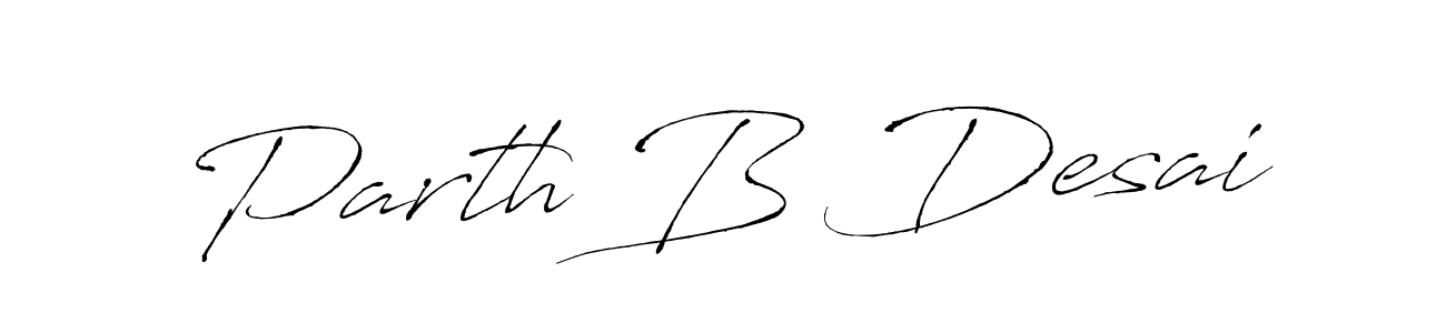 It looks lik you need a new signature style for name Parth B Desai. Design unique handwritten (Antro_Vectra) signature with our free signature maker in just a few clicks. Parth B Desai signature style 6 images and pictures png