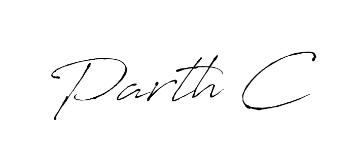This is the best signature style for the Parth C name. Also you like these signature font (Antro_Vectra). Mix name signature. Parth C signature style 6 images and pictures png