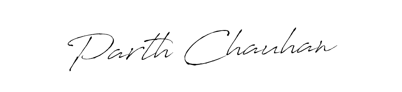 Use a signature maker to create a handwritten signature online. With this signature software, you can design (Antro_Vectra) your own signature for name Parth Chauhan. Parth Chauhan signature style 6 images and pictures png