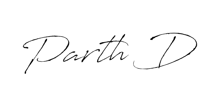 Antro_Vectra is a professional signature style that is perfect for those who want to add a touch of class to their signature. It is also a great choice for those who want to make their signature more unique. Get Parth D name to fancy signature for free. Parth D signature style 6 images and pictures png