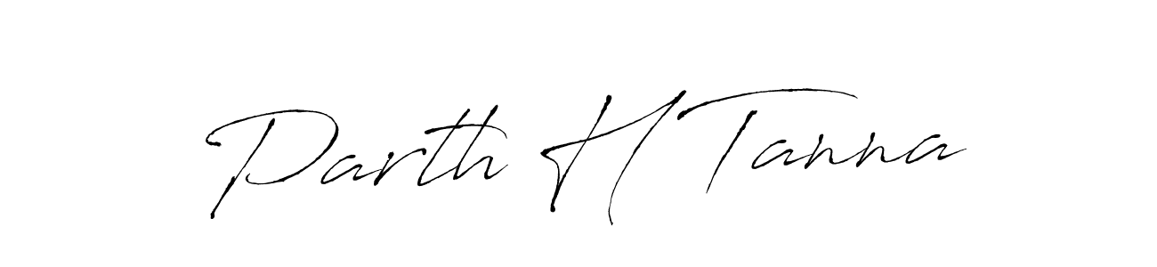 Make a beautiful signature design for name Parth H Tanna. Use this online signature maker to create a handwritten signature for free. Parth H Tanna signature style 6 images and pictures png