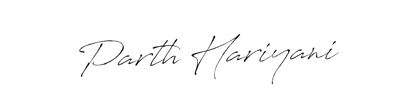 Also You can easily find your signature by using the search form. We will create Parth Hariyani name handwritten signature images for you free of cost using Antro_Vectra sign style. Parth Hariyani signature style 6 images and pictures png