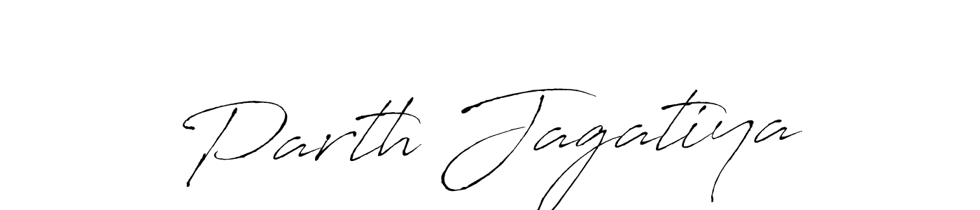 Make a beautiful signature design for name Parth Jagatiya. With this signature (Antro_Vectra) style, you can create a handwritten signature for free. Parth Jagatiya signature style 6 images and pictures png
