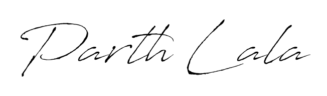 Get inspired by this graceful Antro_Vectra signature style for name Parth Lala. Smooth loops and balanced proportions for everyday use. Parth Lala signature style 6 images and pictures png