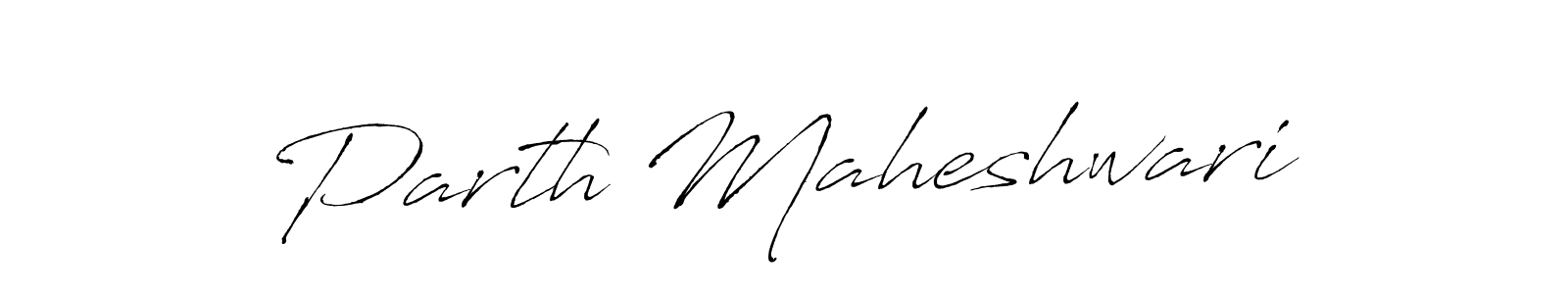 Parth Maheshwari stylish signature style. Best Handwritten Sign (Antro_Vectra) for my name. Handwritten Signature Collection Ideas for my name Parth Maheshwari. Parth Maheshwari signature style 6 images and pictures png