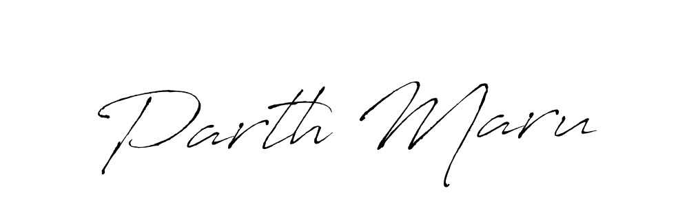 You should practise on your own different ways (Antro_Vectra) to write your name (Parth Maru) in signature. don't let someone else do it for you. Parth Maru signature style 6 images and pictures png