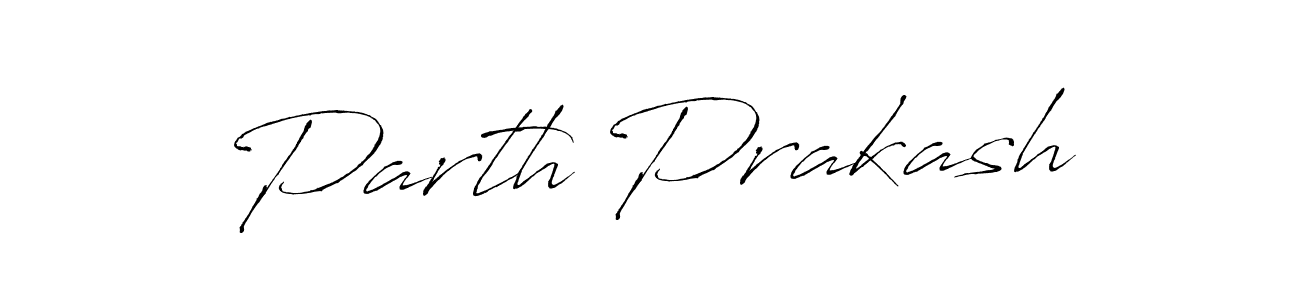 Create a beautiful signature design for name Parth Prakash. With this signature (Antro_Vectra) fonts, you can make a handwritten signature for free. Parth Prakash signature style 6 images and pictures png