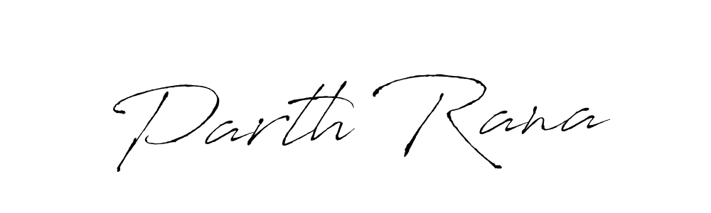 Make a beautiful signature design for name Parth Rana. With this signature (Antro_Vectra) style, you can create a handwritten signature for free. Parth Rana signature style 6 images and pictures png