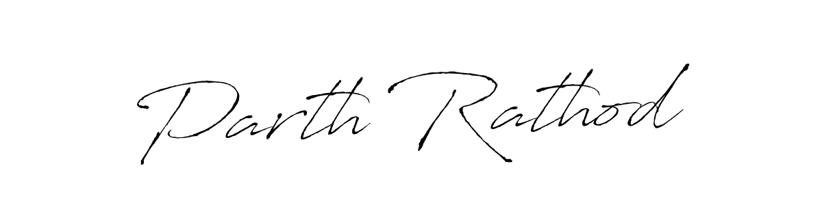 Create a beautiful signature design for name Parth Rathod. With this signature (Antro_Vectra) fonts, you can make a handwritten signature for free. Parth Rathod signature style 6 images and pictures png
