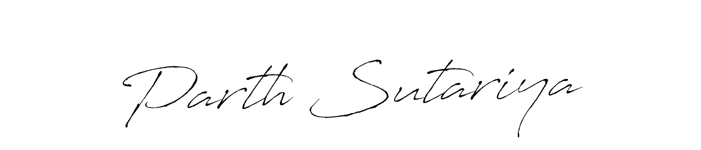 Antro_Vectra is a professional signature style that is perfect for those who want to add a touch of class to their signature. It is also a great choice for those who want to make their signature more unique. Get Parth Sutariya name to fancy signature for free. Parth Sutariya signature style 6 images and pictures png