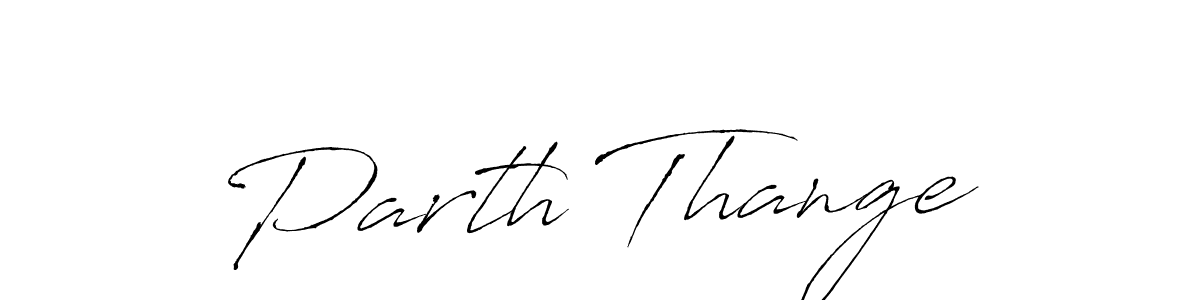 This is the best signature style for the Parth Thange name. Also you like these signature font (Antro_Vectra). Mix name signature. Parth Thange signature style 6 images and pictures png