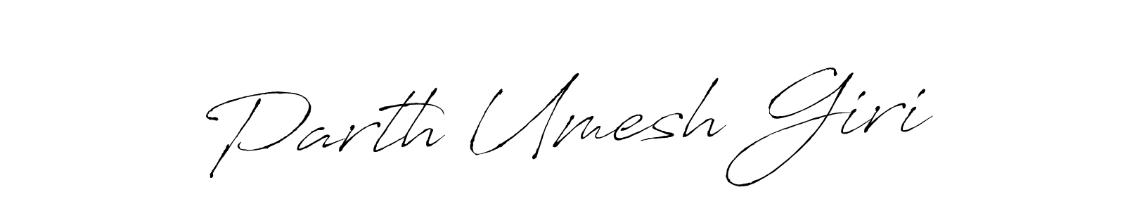 Also we have Parth Umesh Giri name is the best signature style. Create professional handwritten signature collection using Antro_Vectra autograph style. Parth Umesh Giri signature style 6 images and pictures png