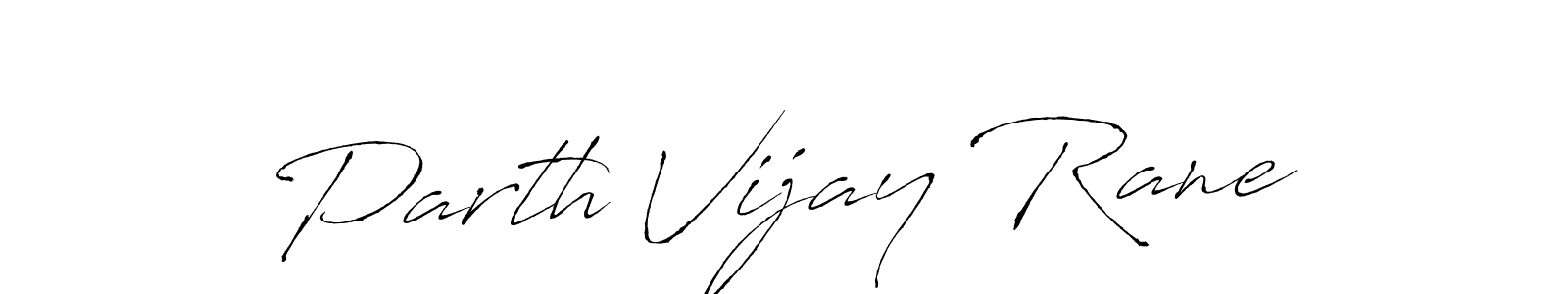 Make a beautiful signature design for name Parth Vijay Rane. With this signature (Antro_Vectra) style, you can create a handwritten signature for free. Parth Vijay Rane signature style 6 images and pictures png