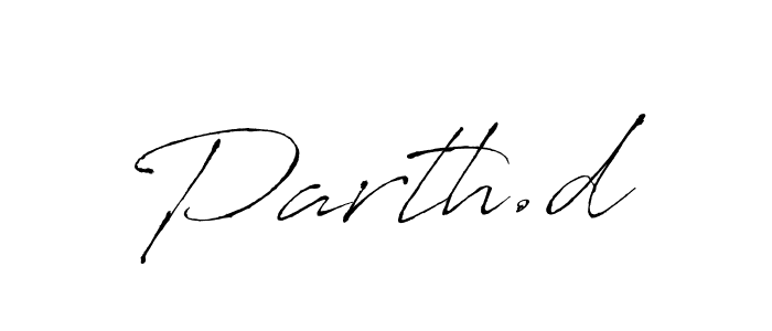 75+ Parth.d Name Signature Style Ideas | Unique Electronic Sign