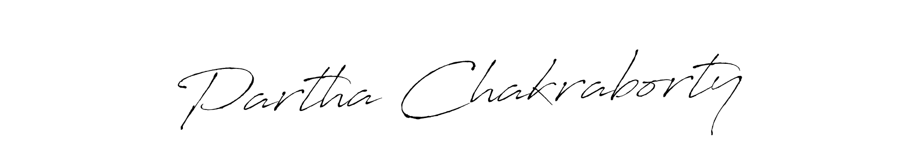 Partha Chakraborty stylish signature style. Best Handwritten Sign (Antro_Vectra) for my name. Handwritten Signature Collection Ideas for my name Partha Chakraborty. Partha Chakraborty signature style 6 images and pictures png
