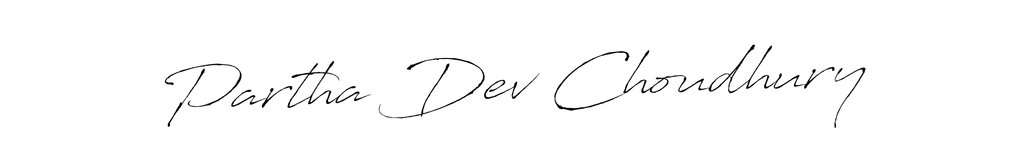 Use a signature maker to create a handwritten signature online. With this signature software, you can design (Antro_Vectra) your own signature for name Partha Dev Choudhury. Partha Dev Choudhury signature style 6 images and pictures png