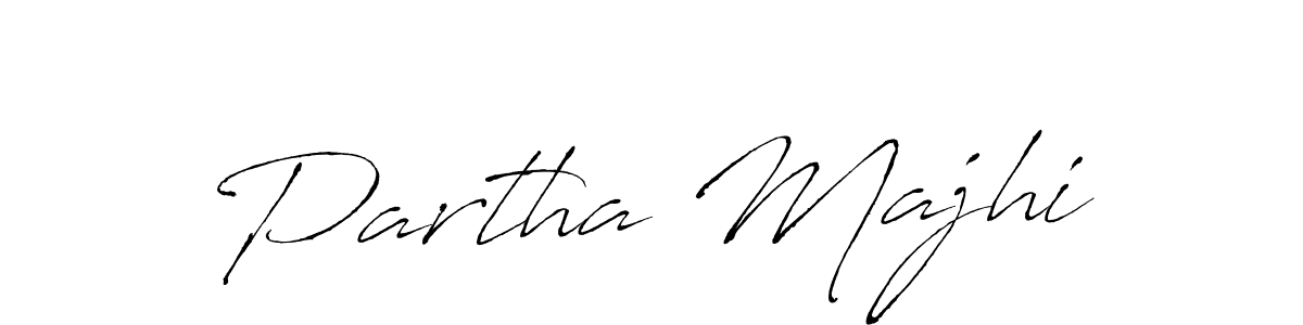 Create a beautiful signature design for name Partha Majhi. With this signature (Antro_Vectra) fonts, you can make a handwritten signature for free. Partha Majhi signature style 6 images and pictures png