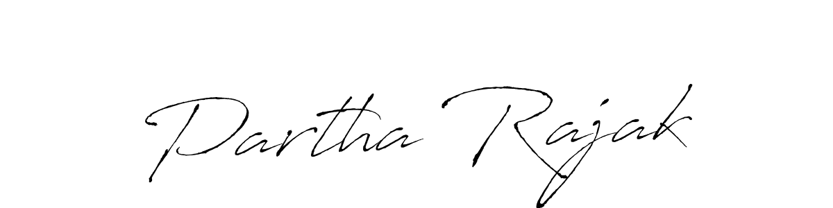 Design your own signature with our free online signature maker. With this signature software, you can create a handwritten (Antro_Vectra) signature for name Partha Rajak. Partha Rajak signature style 6 images and pictures png