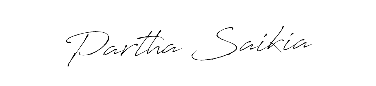 Use a signature maker to create a handwritten signature online. With this signature software, you can design (Antro_Vectra) your own signature for name Partha Saikia. Partha Saikia signature style 6 images and pictures png