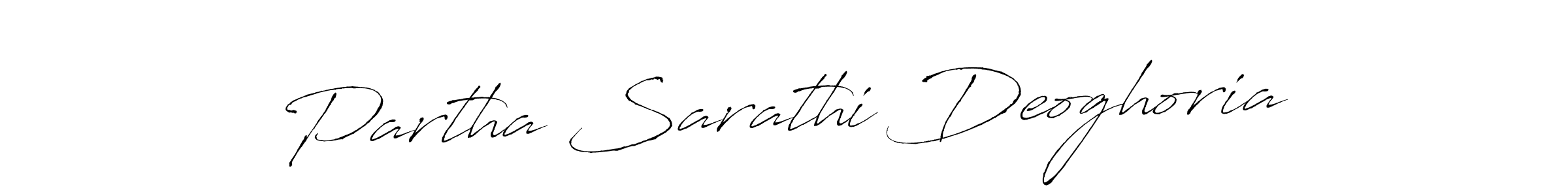 Make a beautiful signature design for name Partha Sarathi Deoghoria. With this signature (Antro_Vectra) style, you can create a handwritten signature for free. Partha Sarathi Deoghoria signature style 6 images and pictures png