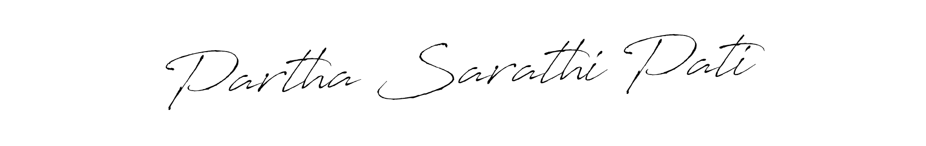 Make a beautiful signature design for name Partha Sarathi Pati. With this signature (Antro_Vectra) style, you can create a handwritten signature for free. Partha Sarathi Pati signature style 6 images and pictures png