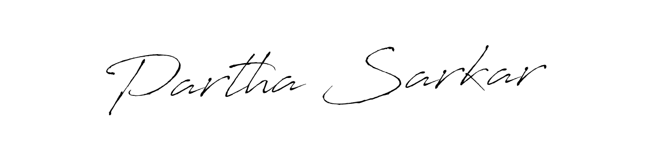 Partha Sarkar stylish signature style. Best Handwritten Sign (Antro_Vectra) for my name. Handwritten Signature Collection Ideas for my name Partha Sarkar. Partha Sarkar signature style 6 images and pictures png