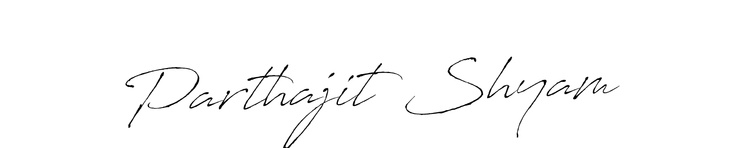 You should practise on your own different ways (Antro_Vectra) to write your name (Parthajit Shyam) in signature. don't let someone else do it for you. Parthajit Shyam signature style 6 images and pictures png