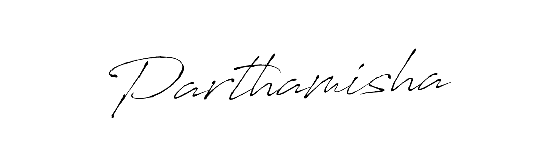 Design your own signature with our free online signature maker. With this signature software, you can create a handwritten (Antro_Vectra) signature for name Parthamisha. Parthamisha signature style 6 images and pictures png