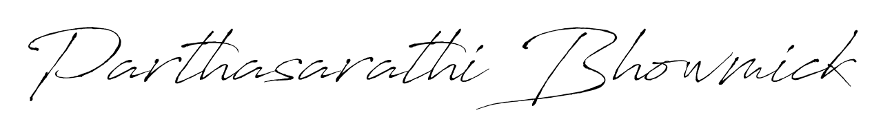 Quickly download Parthasarathi Bhowmick name signature in high-resolution PNG using Antro_Vectra style. Ready to insert into PDFs and online applications. Parthasarathi Bhowmick signature style 6 images and pictures png