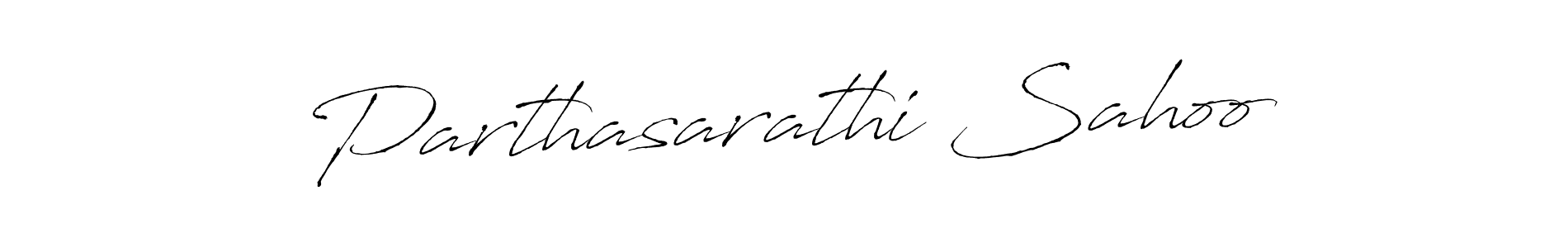 How to make Parthasarathi Sahoo name signature. Use Antro_Vectra style for creating short signs online. This is the latest handwritten sign. Parthasarathi Sahoo signature style 6 images and pictures png