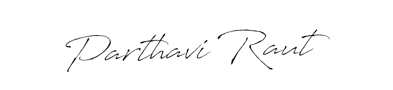 The best way (Antro_Vectra) to make a short signature is to pick only two or three words in your name. The name Parthavi Raut include a total of six letters. For converting this name. Parthavi Raut signature style 6 images and pictures png