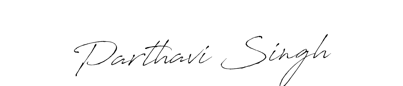 Design your own signature with our free online signature maker. With this signature software, you can create a handwritten (Antro_Vectra) signature for name Parthavi Singh. Parthavi Singh signature style 6 images and pictures png